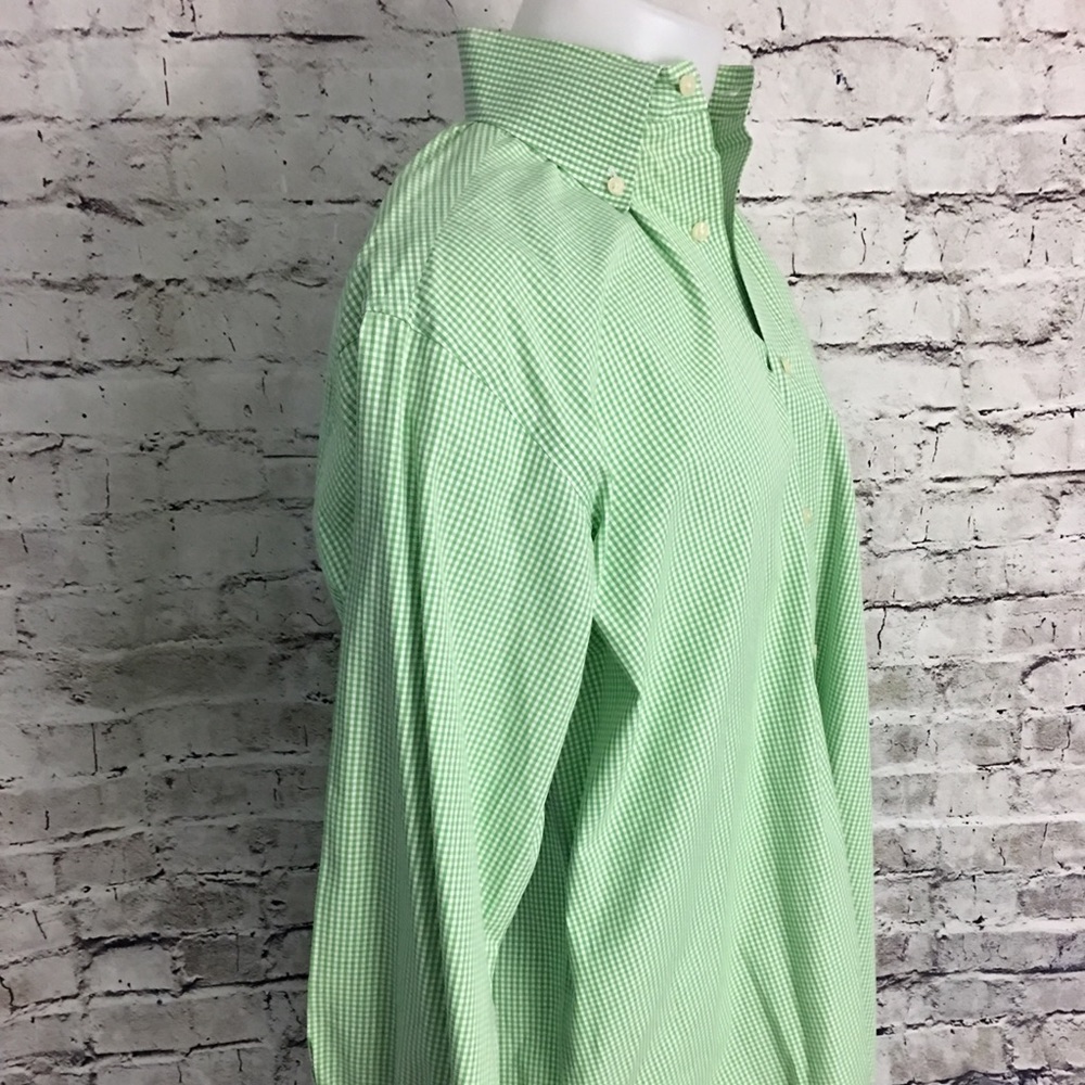 Peter Miller long sleeve green button down